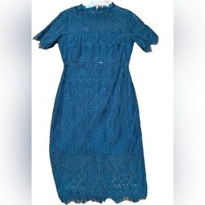 Francesca’s Green Lace Dress Size M Medium NEW NWT